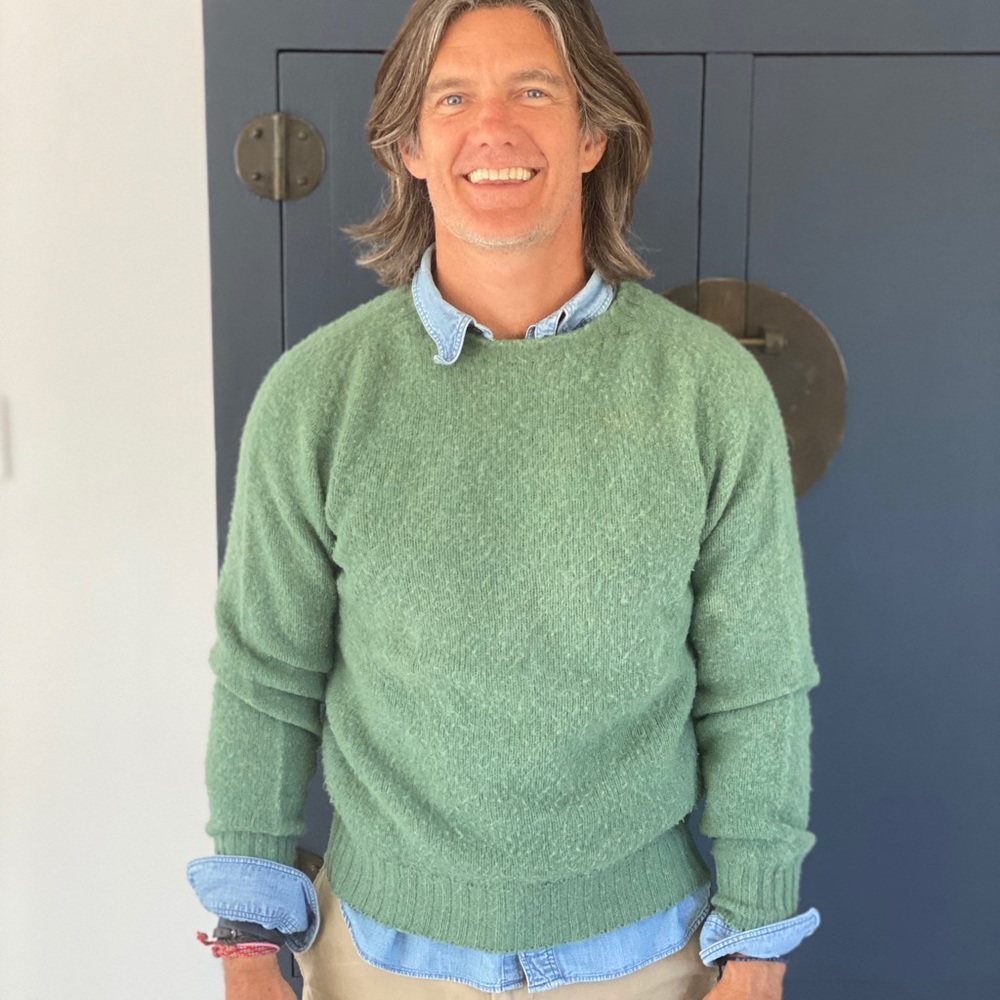 Polo Ralph Lauren, Shetland wool sweater.